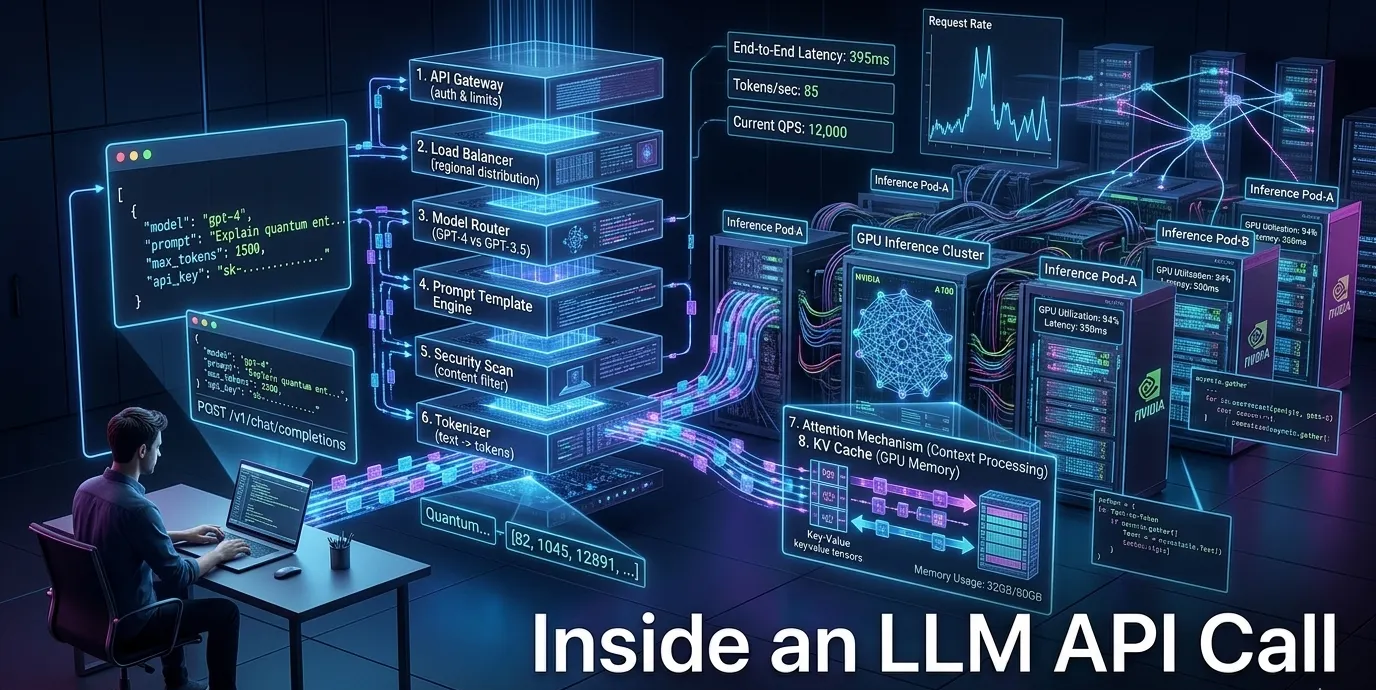 一次 LLM API 调用，背后到底发生了什么？