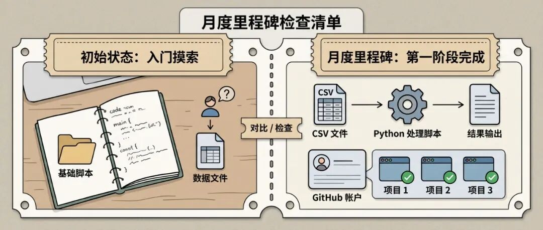 月度里程碑检查清单
