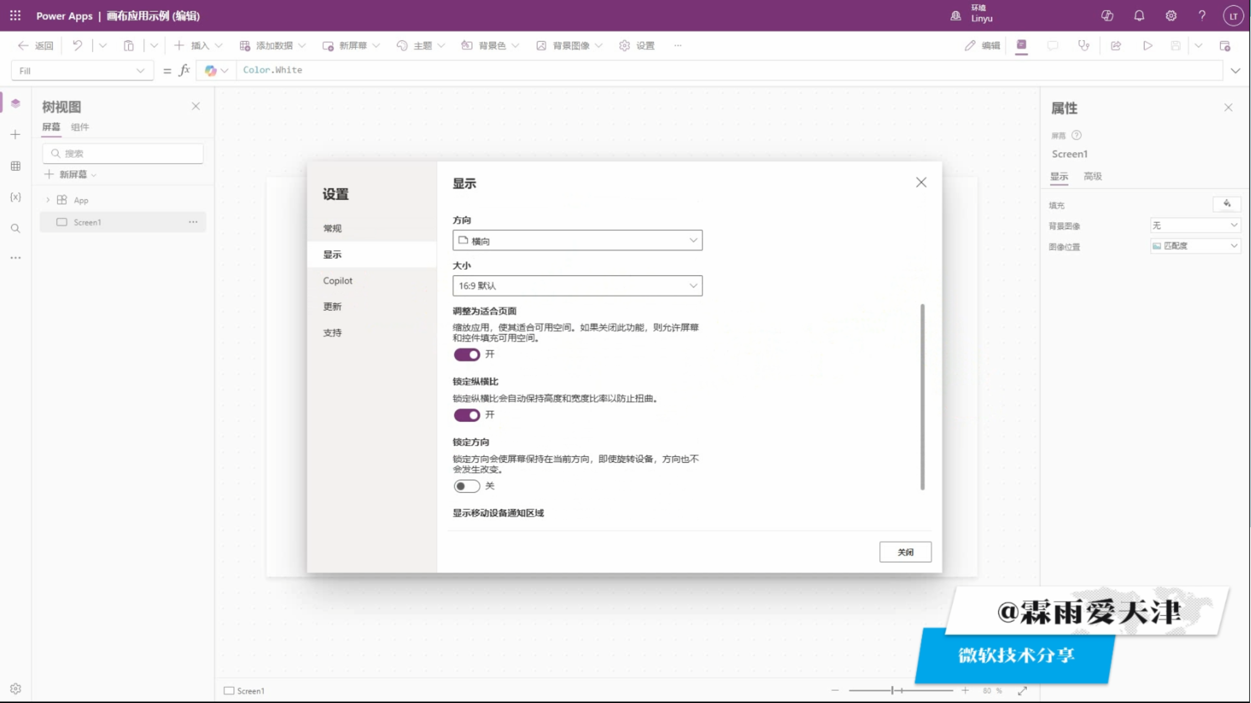 Power Apps 技术分享:画布应用常用设置 _power apps 画布的布局怎么调整-CSDN博客