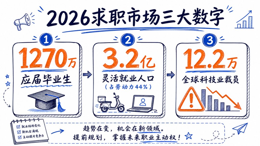 开篇配图：2026求职市场三组核心数据