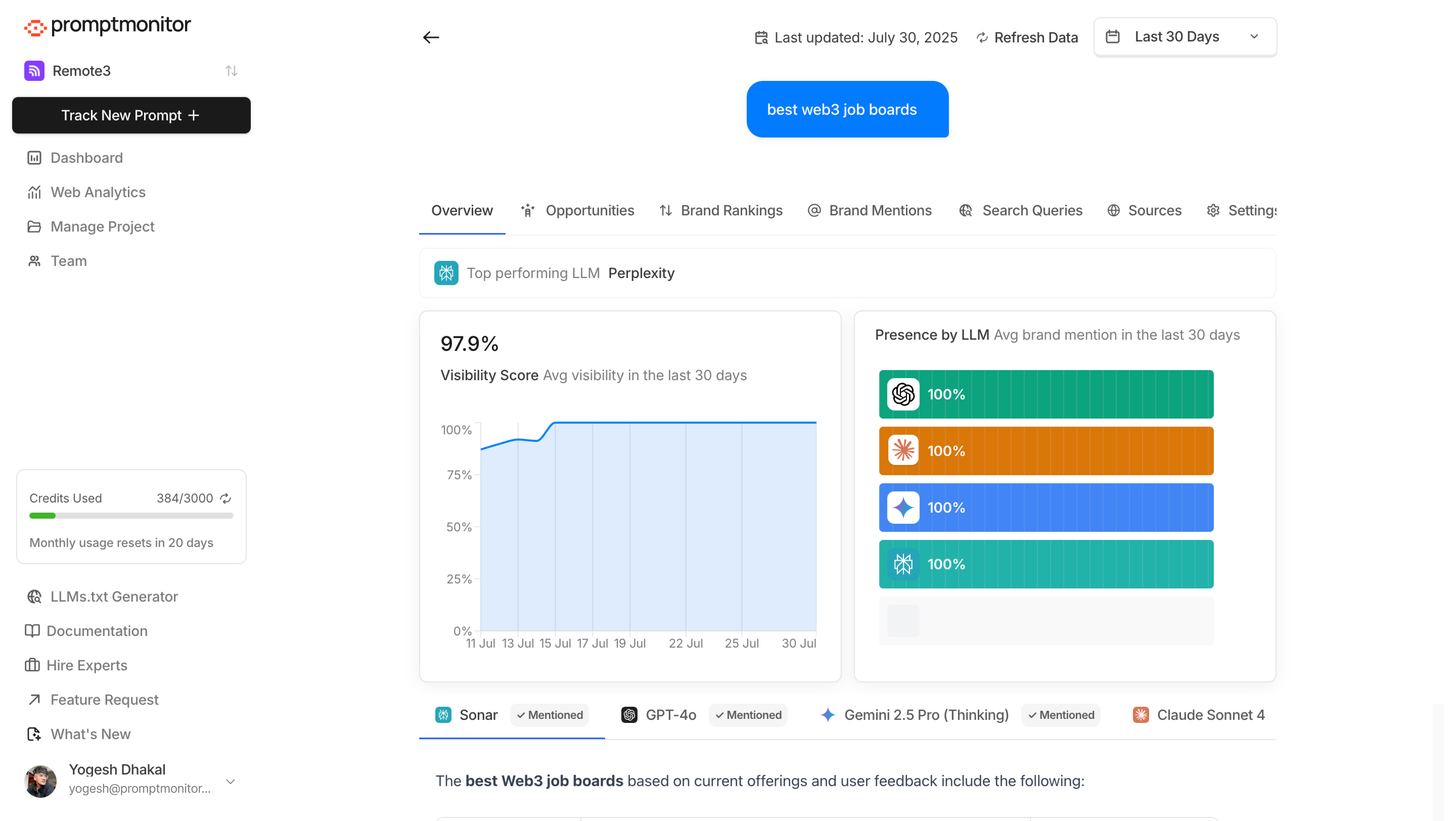 Promptmonitor