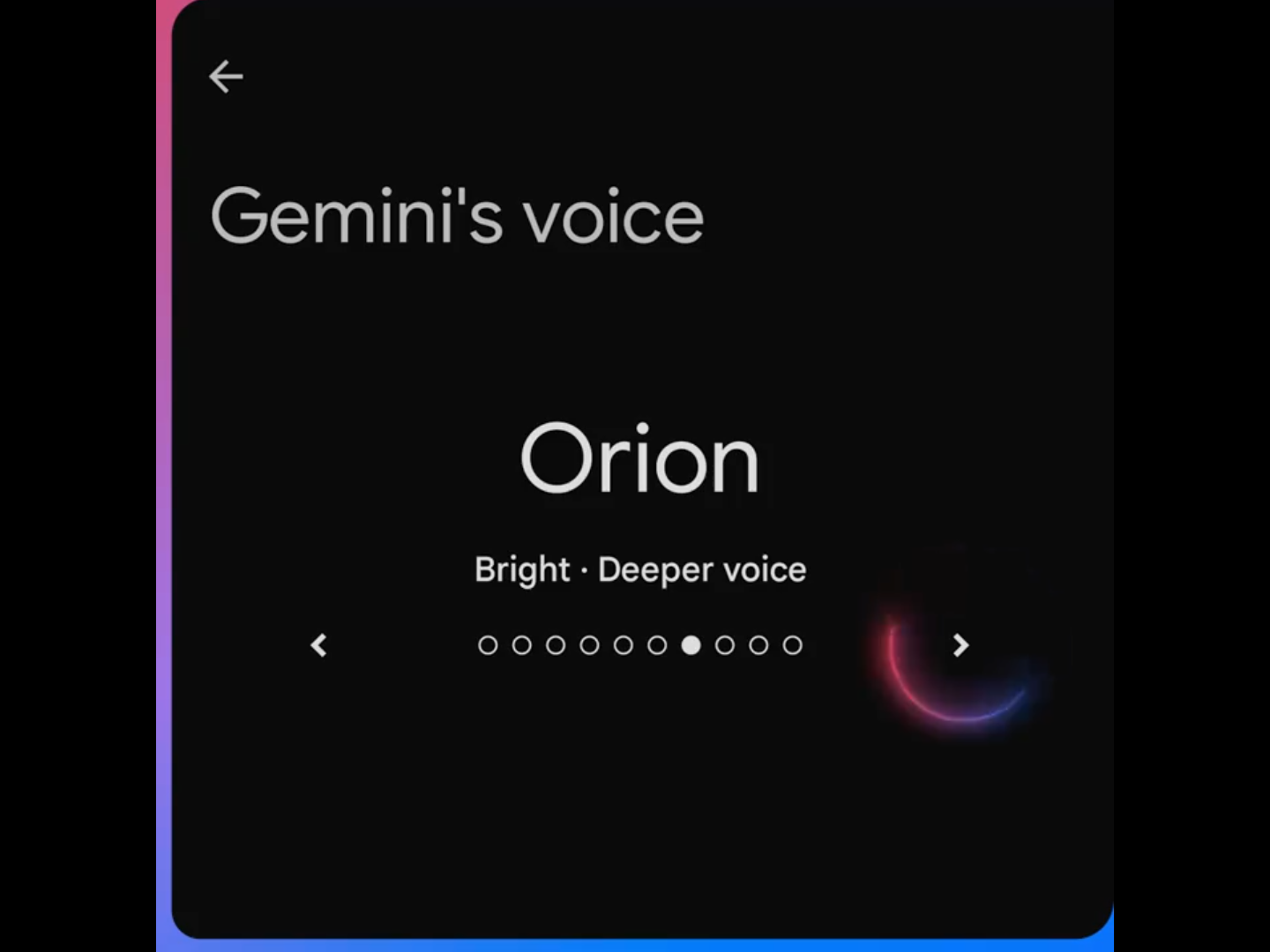 Google Gemini Live's AI voice now comes in ten more styles that take  inspiration from the stars | TechRadar