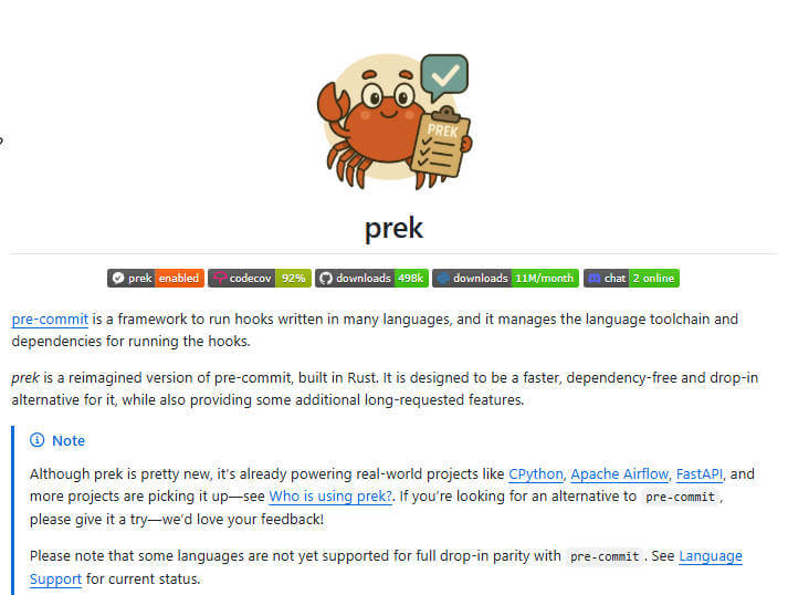 prek 项目介绍图