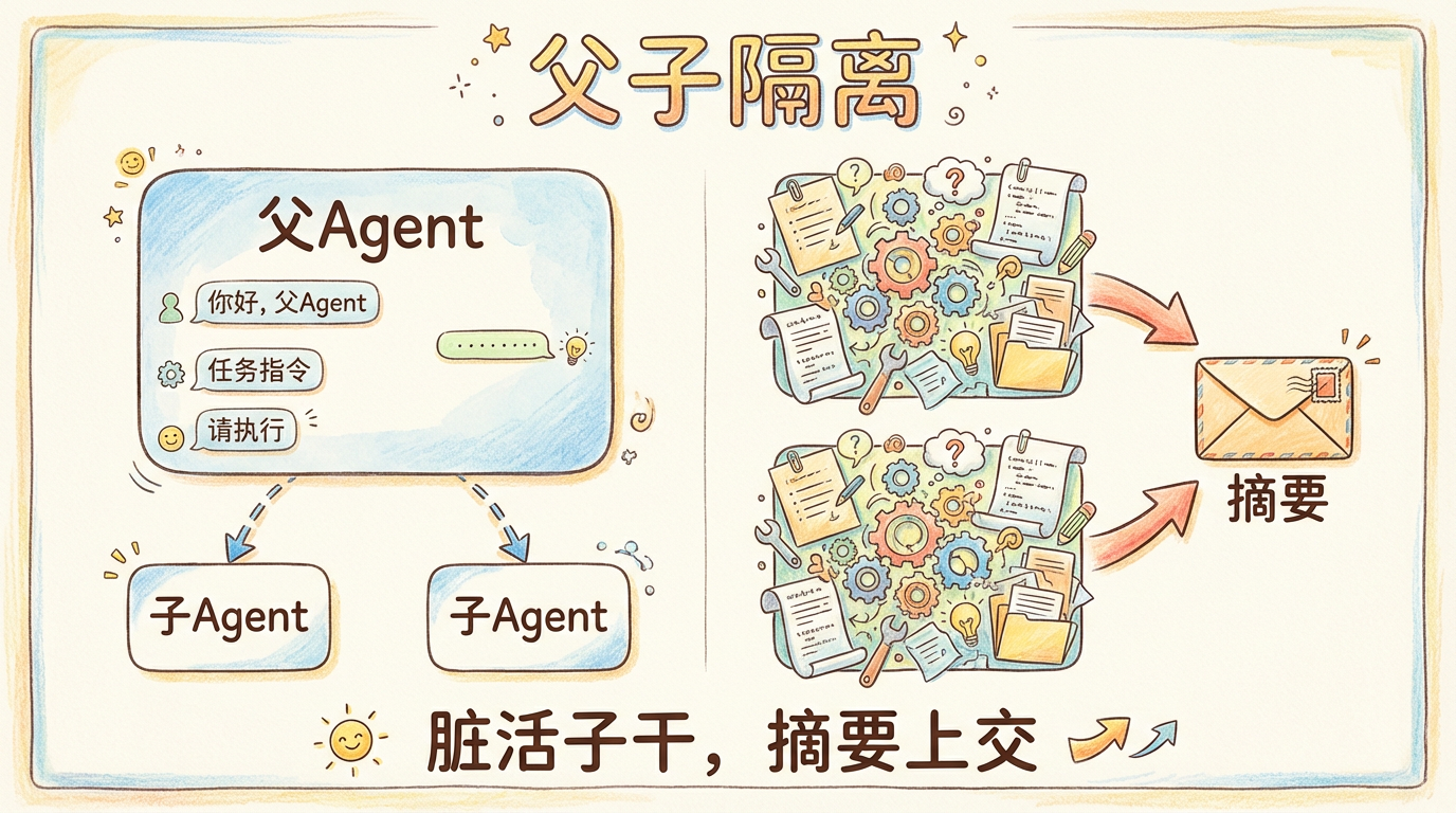Subagent隔离效果对比