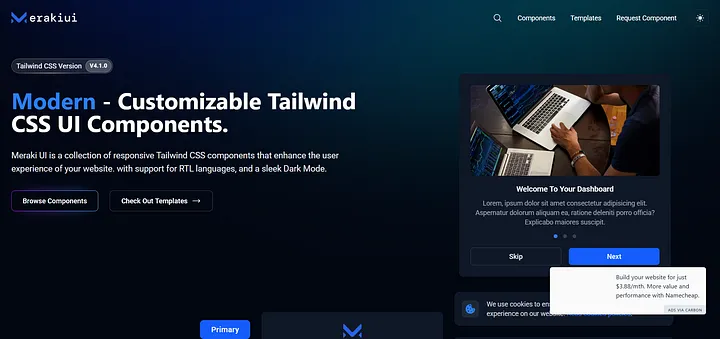 2025年值得关注的12+个免费开源 Tailwind UI 替代品（绝佳精选推荐）-CSDN博客