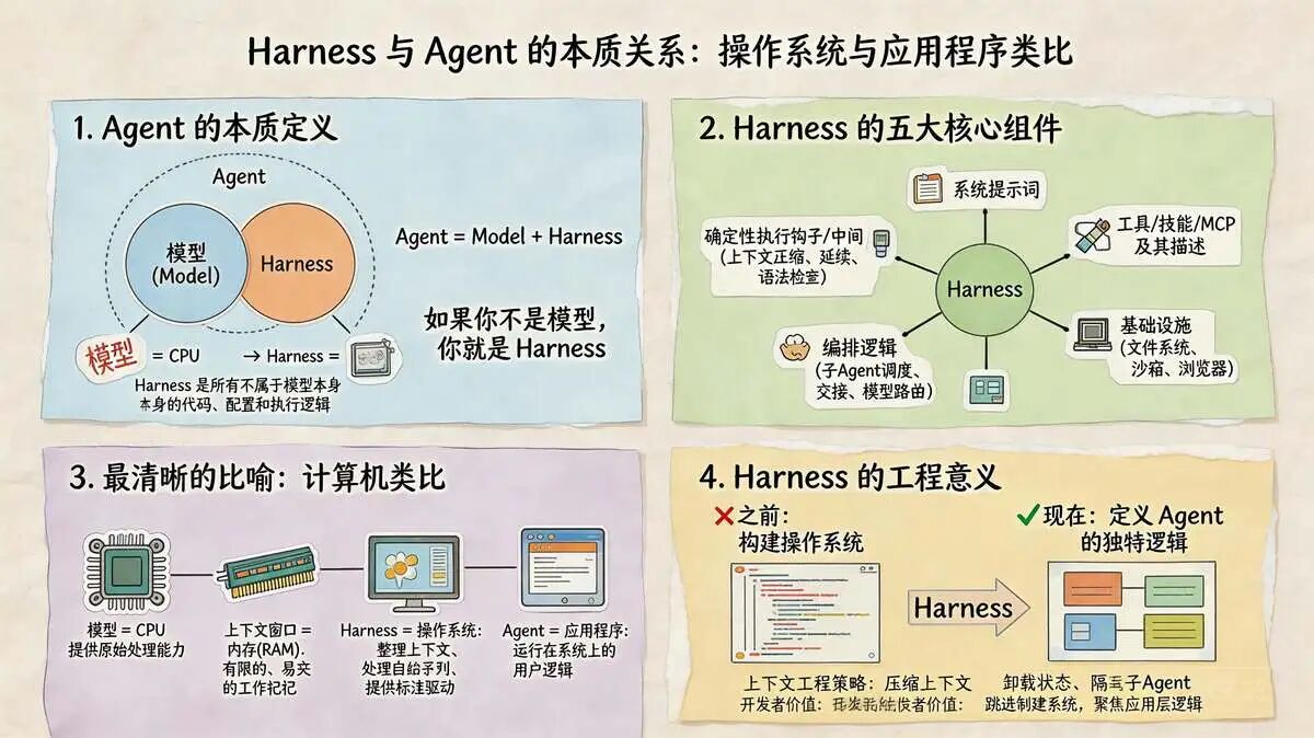 Harness 与 Agent 的关系?