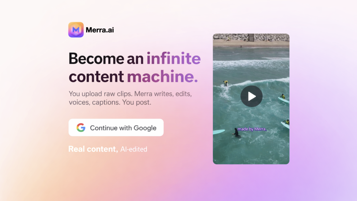 Merra AI - Automated video creation