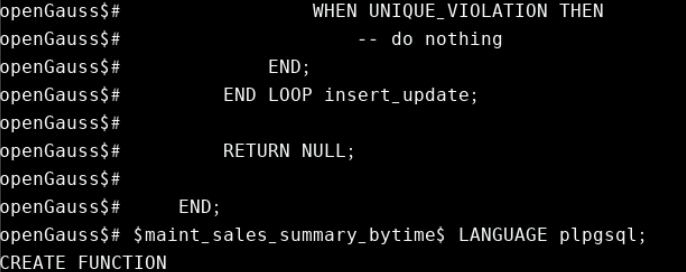 bc4b174623cede93cb1cc6479fbc4076.png 基于开发者空间OpenGauss数据库的PLPGSQL实践二_openGauss_23