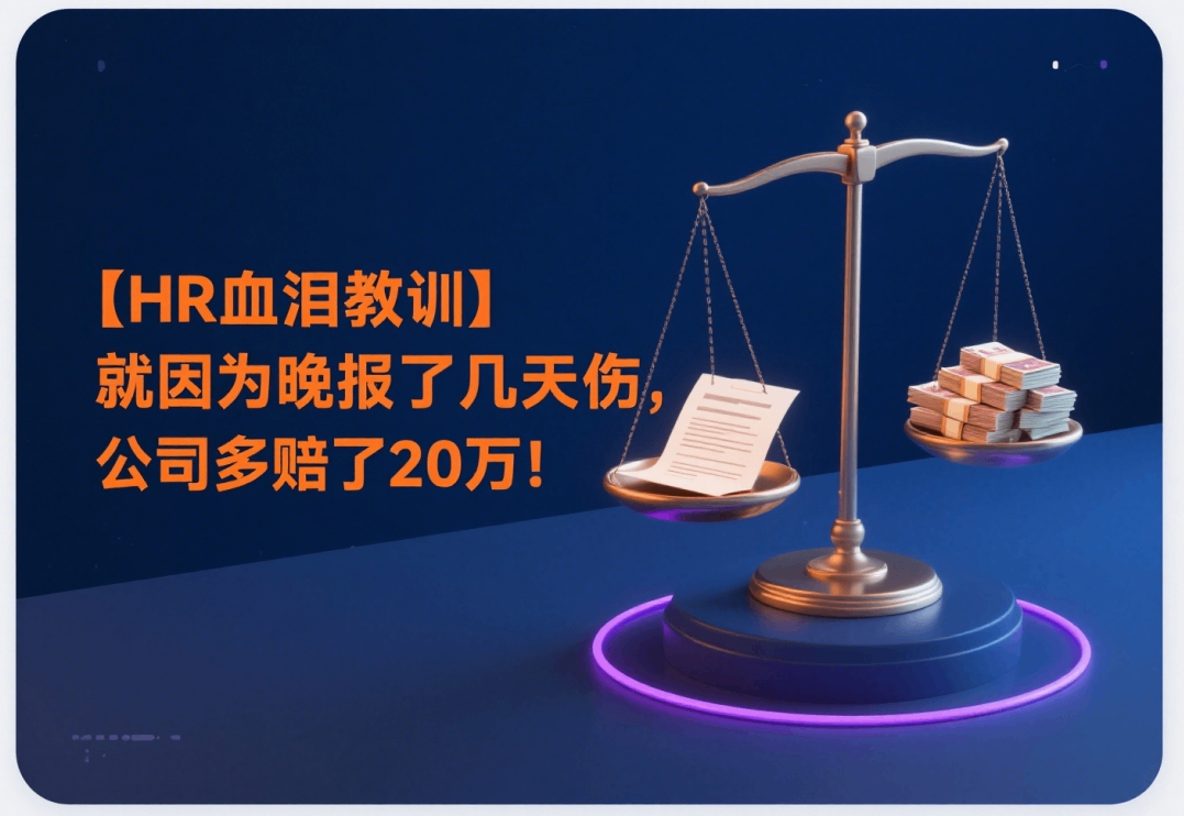 【HR血泪教训】就因为晚报了几天工伤，公司多赔了20万！.png