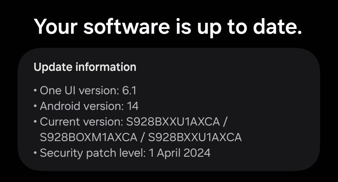 Warning on the security update - Samsung Community