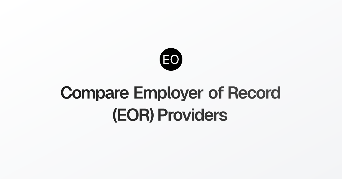 EOR Overview