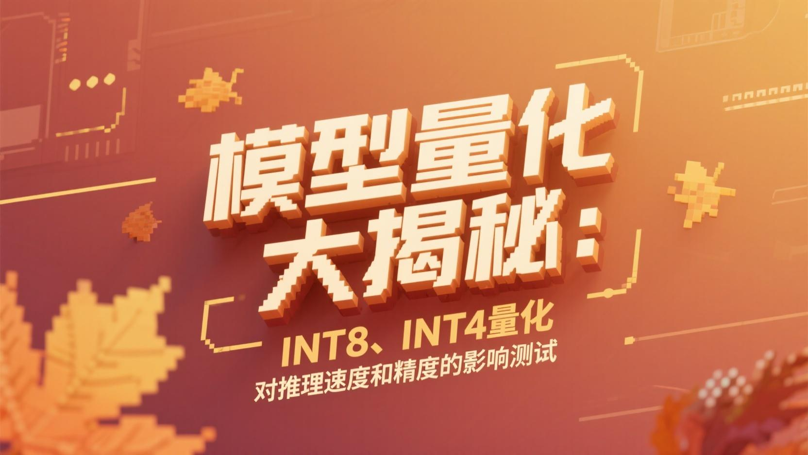 模型量化大揭秘：INT8、INT4量化对推理速度和精度的影响测试