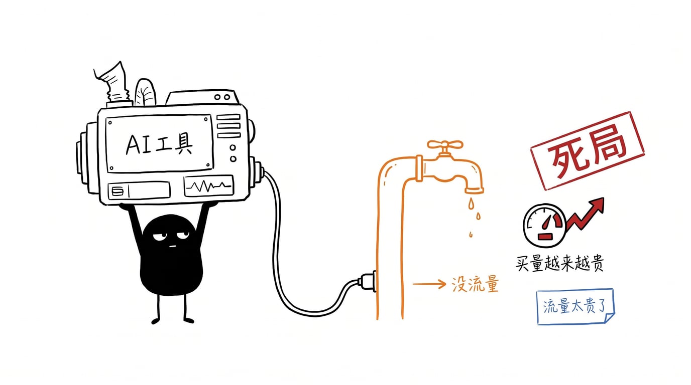 图 01:工具再强,没流量也是死局