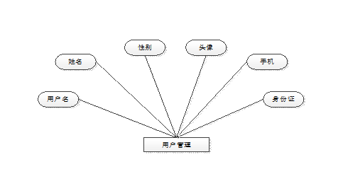 用户管理实体属性图