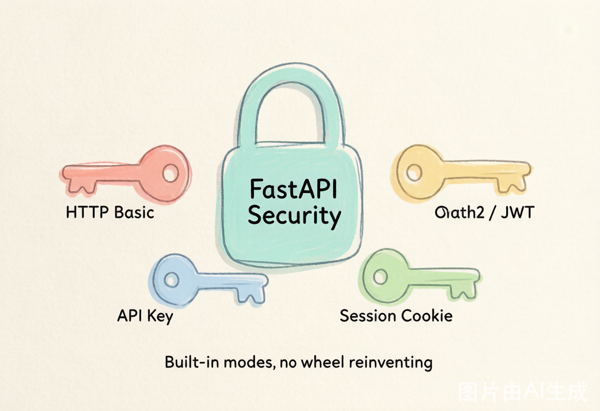 FastAPI 内置 4 种安全模式