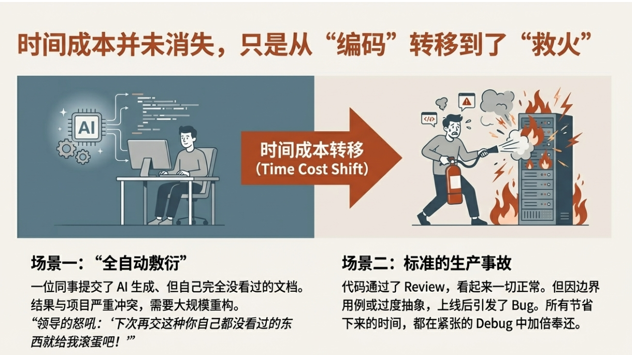 可维护性的缺失导致时间成本转移