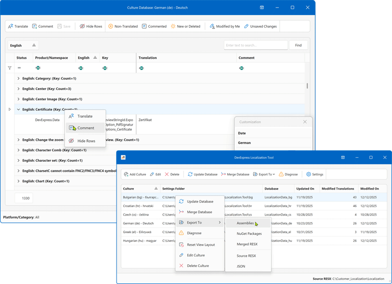DevExpress v25.2新版产品图集
