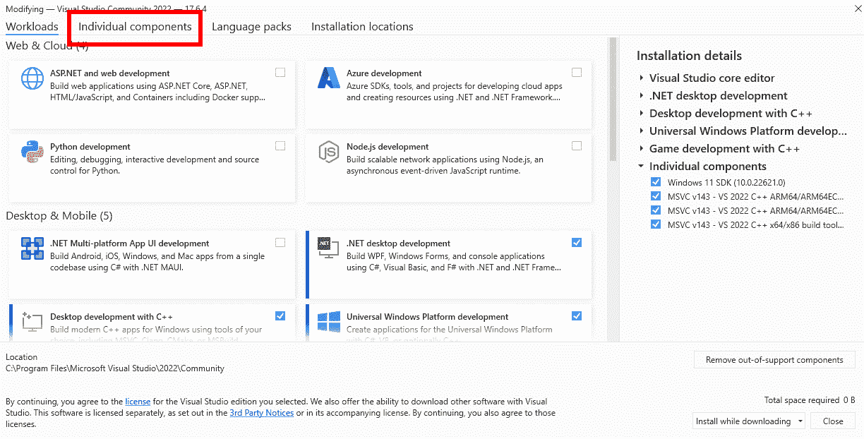 图 14.5 – 修改窗口