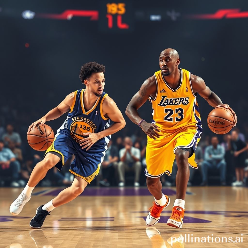 斯蒂芬库里和科比布莱恩特打球