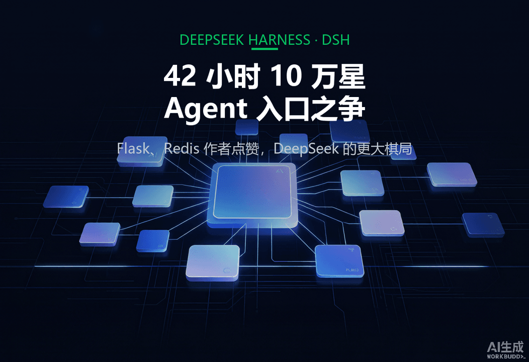DSH 开源 42 小时 10 万星：Flask、Redis 作者点赞，与一场更大的「Agent 入口」棋局