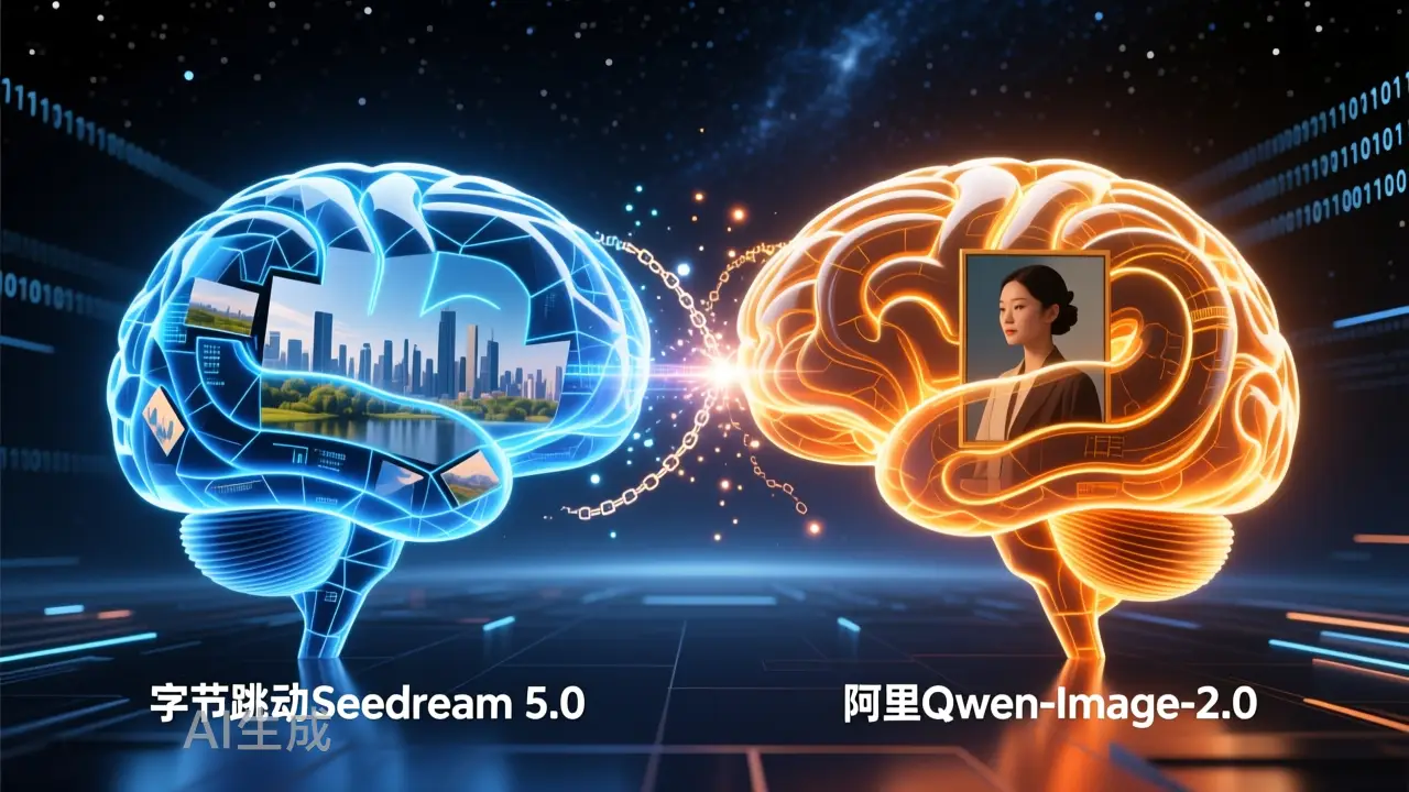 图片来源:神仙打架!阿里字节同日发布AI生图新品:Seedream 5.0 vs Qwen-Image ...