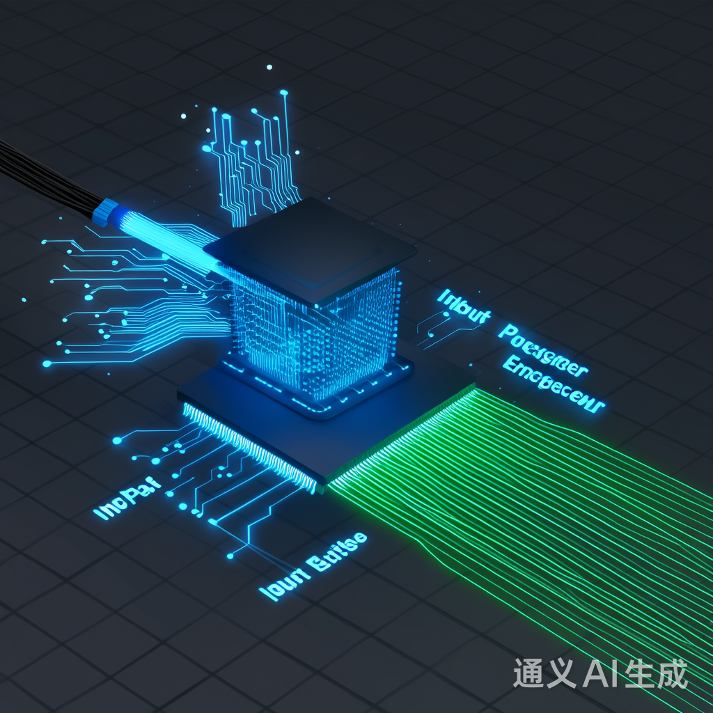 数据处理流水线示意图