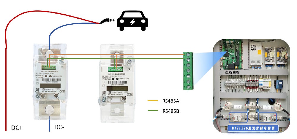 多个一体化直流电能表接线方式.jpg