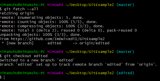 Git Checkout命令