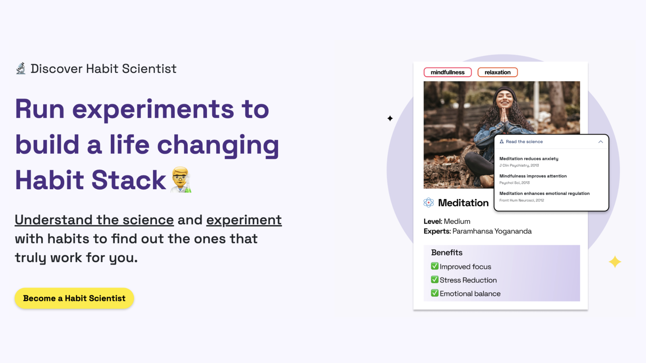 Habit Scientist (Powered by DEXA AI)