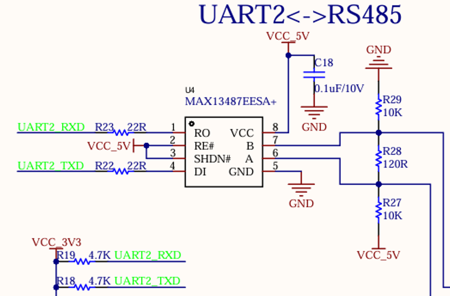 MAX13487E 半双工 RS-485/RS-422 收发器详解,无需额外控制电路可实现收发方向自动控制_max13487 5v-ttl ...
