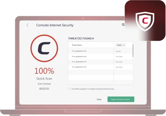 Antivirus Internet Security with Advanced Firewall Protection