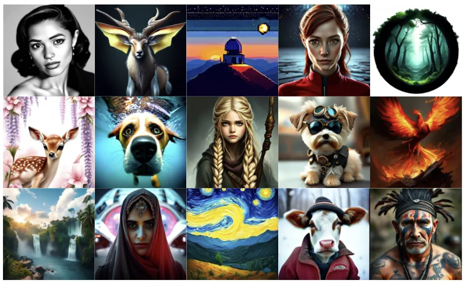 图2：JanusFlow 视觉生成结果