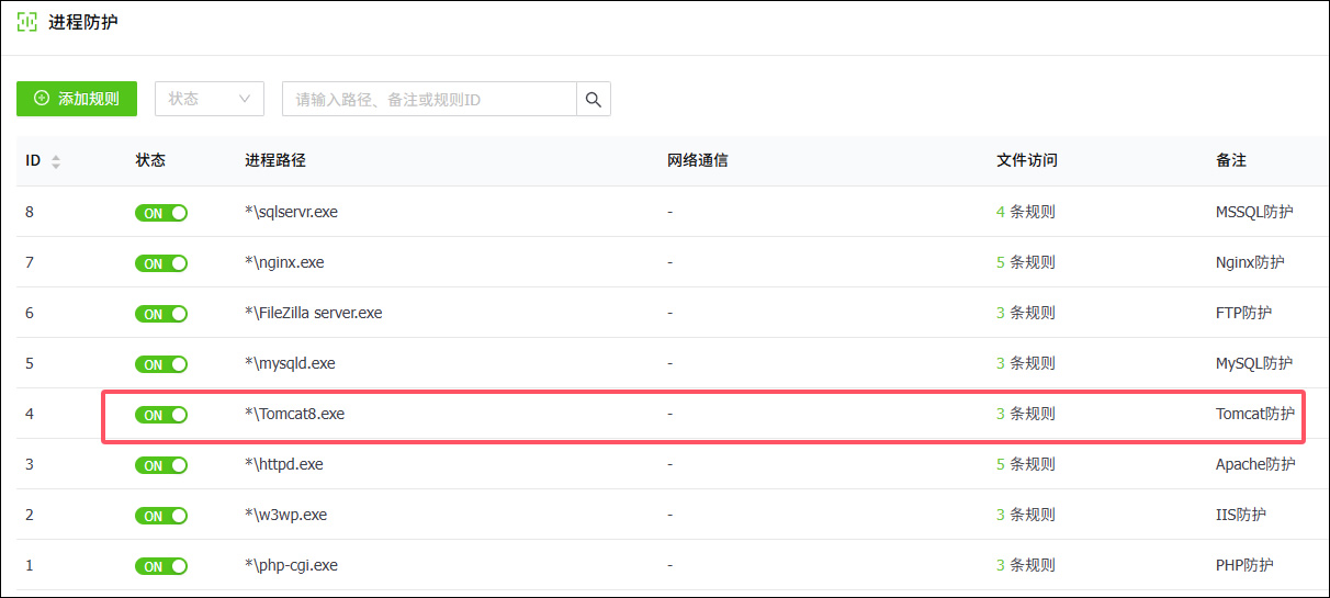 常用服务器软件的代码执行漏洞防护