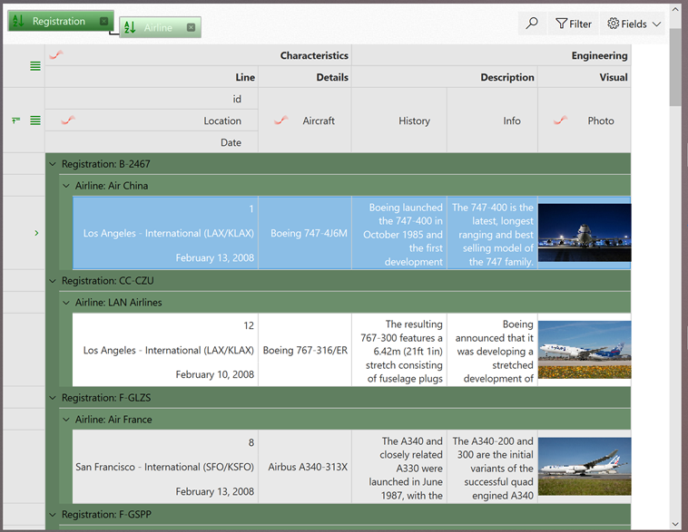 Qt DataGrid组件QtitanDataGrid v9 beta——拥有新Windows UI样式