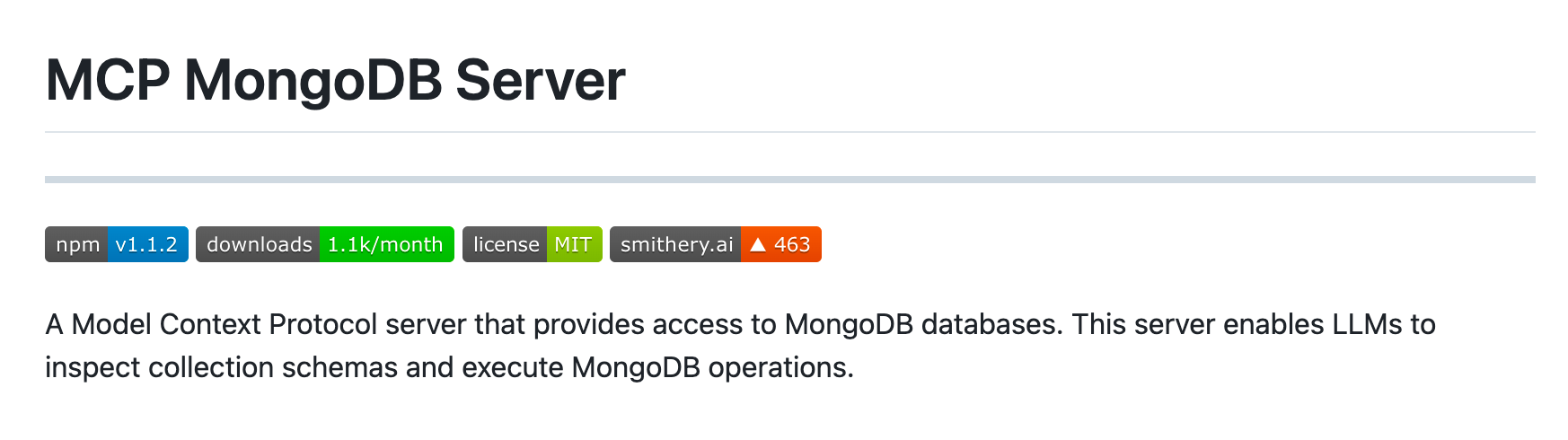 https://github.com/kiliczsh/mcp-mongo-server