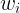 w_i