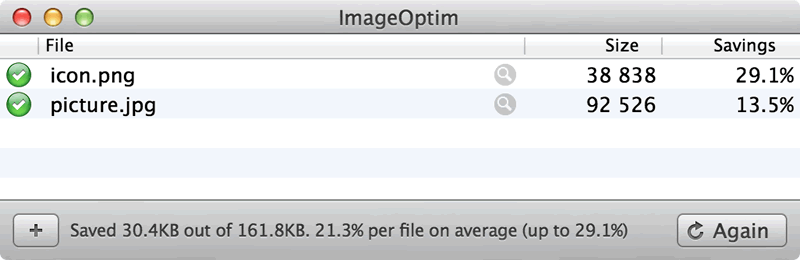 ImageOptim界面截图