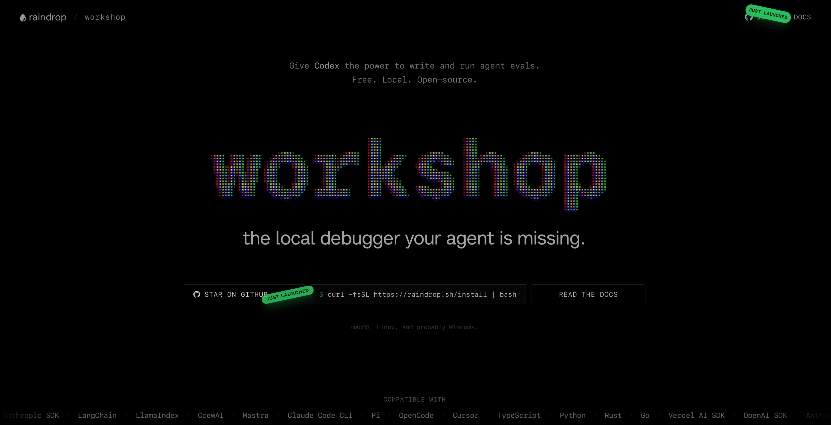 Raindrop Workshop