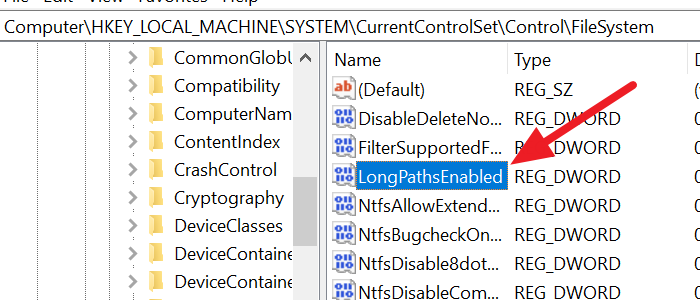 How to Enable Win32 Long Paths in Windows 11_registry setting to enable ...