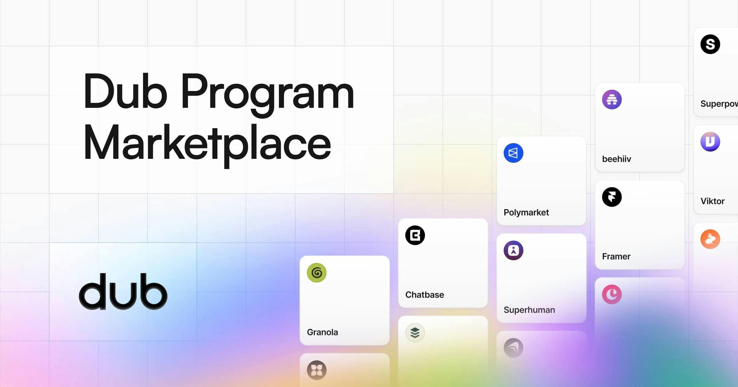 Dub Program Marketplace