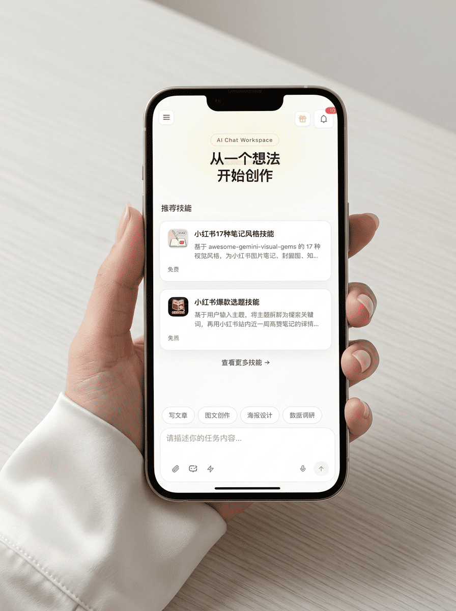 从一个想法开始创作