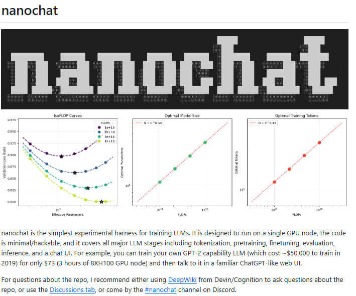 nanochat 项目介绍图