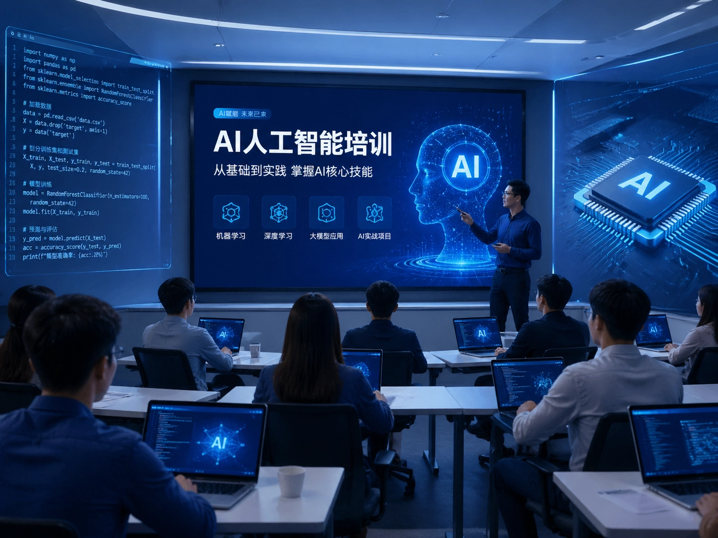 AI人工智能培训课堂