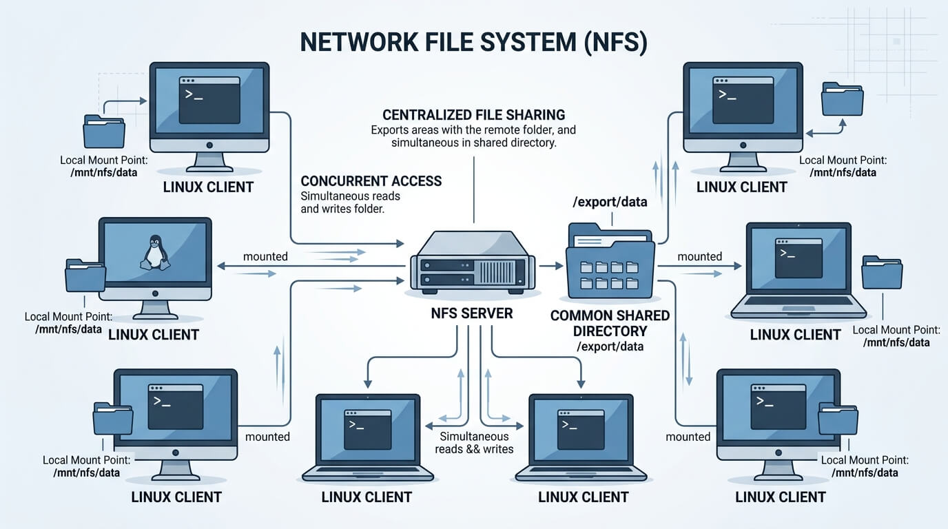 nfs协议架构示意