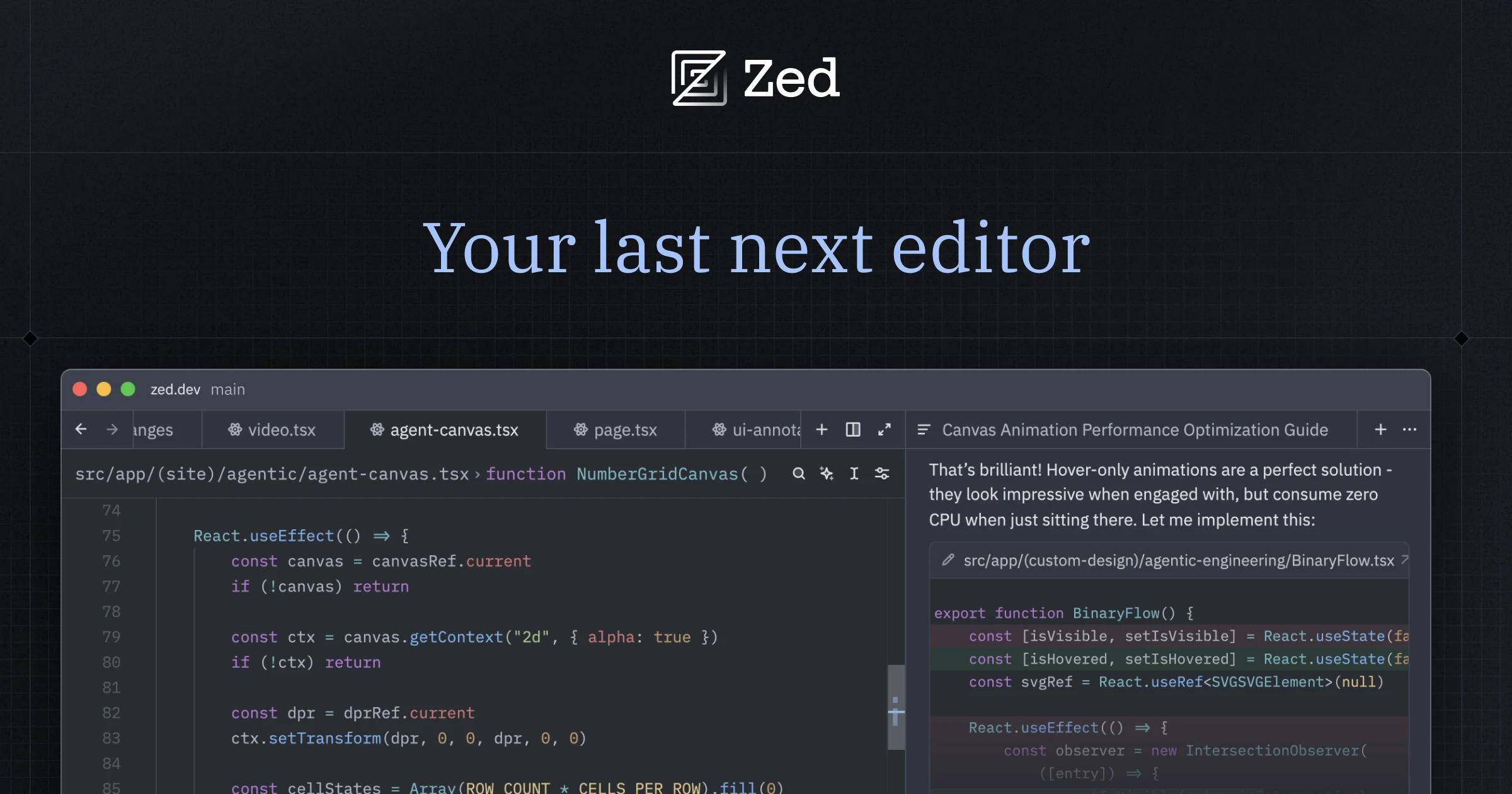 Zed AI Features