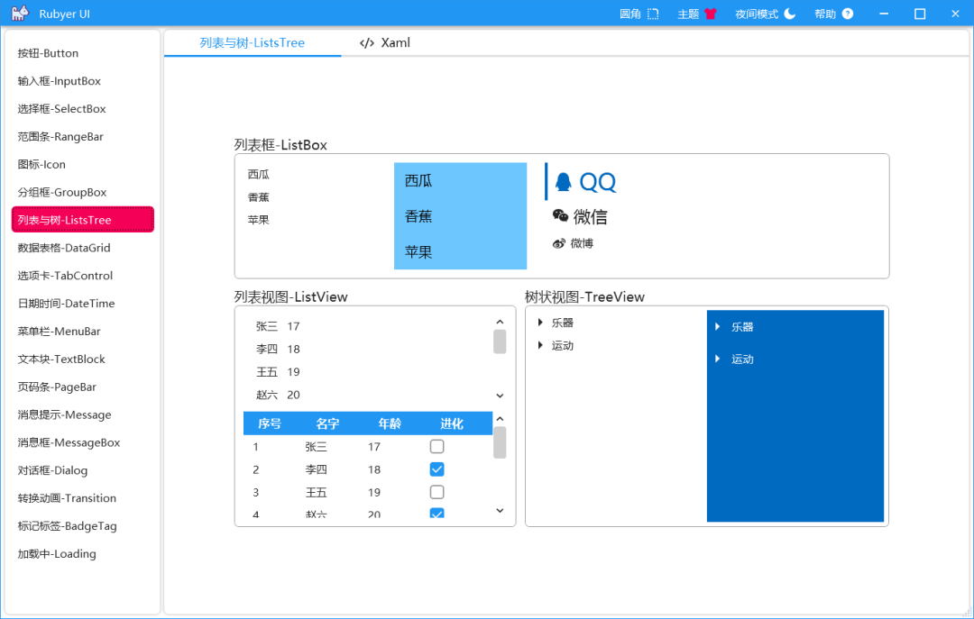 一款开源免费、通用美观的 WPF UI 控件库