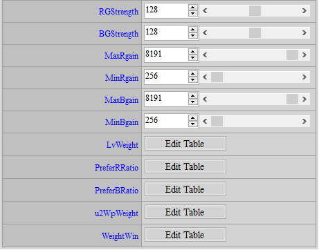 AWB基本调整接口