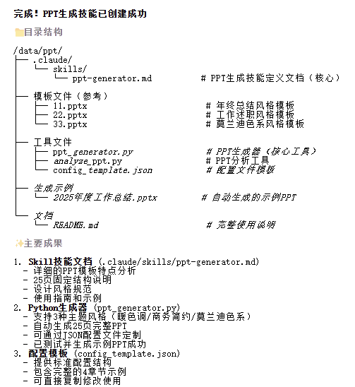 生成完整Skills