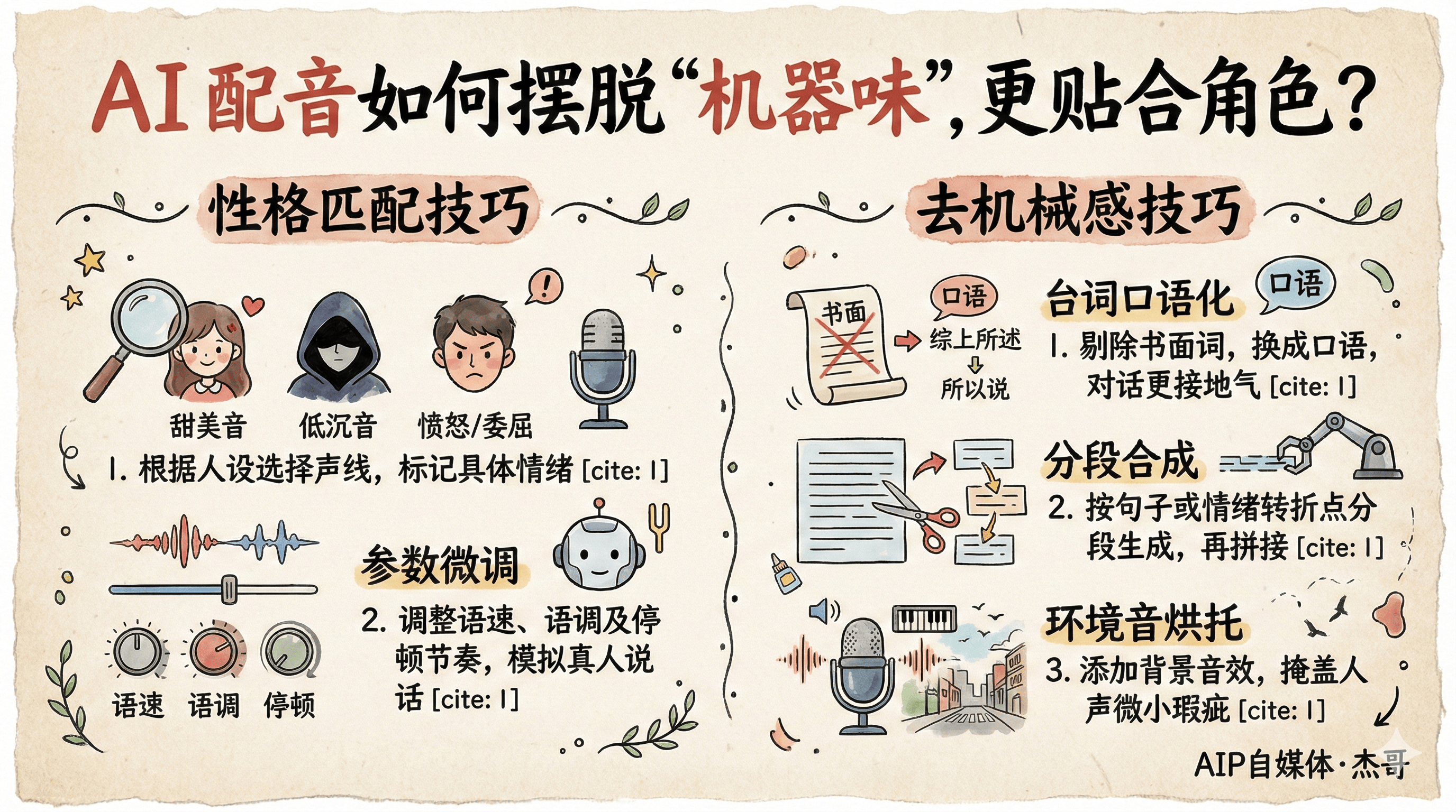 AI 配音如何摆脱“机器味”，更贴合角色