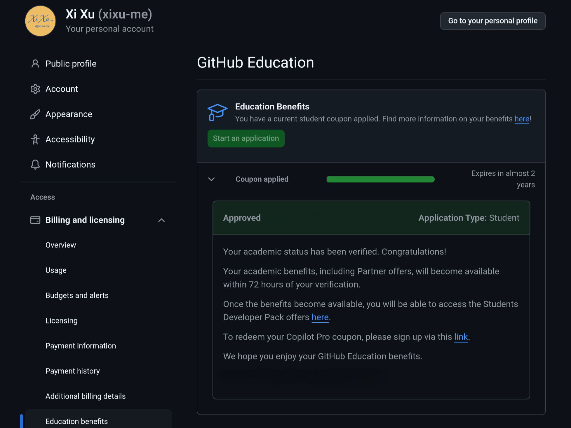 GitHub Education(福利包含 Copilot Pro 和学生开发包)申请指南:大幅提高一次性成功率的秘诀-CSDN博客